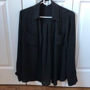 Express long sleeved button down shirt